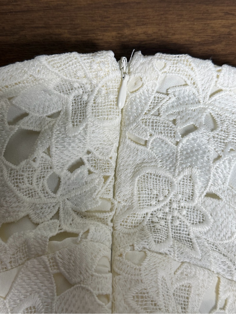 Prabal Gurung for JCPenney Ivory Lace Midi Dress NWT Plus Size 22W Floral Cutout - Picture 14 of 16